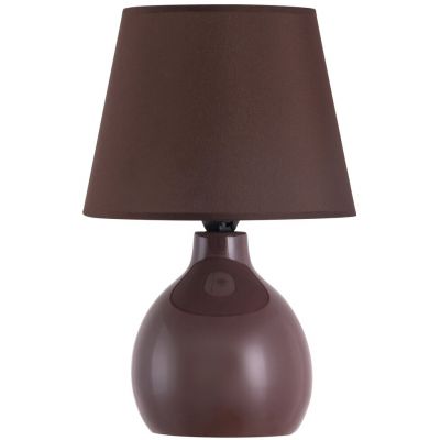 Rabalux Ingrid lampa stołowa 1x40W brązowa 4476