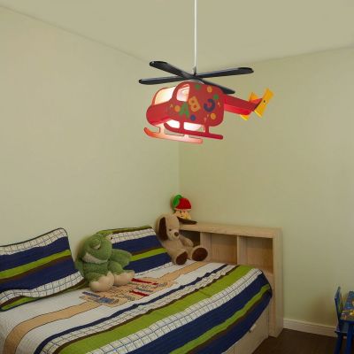 Rabalux Helicopter lampa wisząca 1x40W czerwona 4717