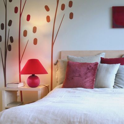 Rabalux Ariel lampka nocna 1x40 W bordowa 4906