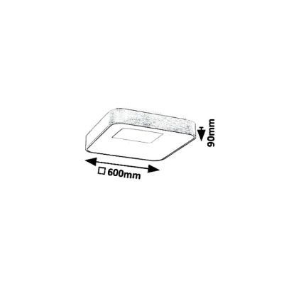 Rabalux Carmella plafon 1x50 W złoty 5057