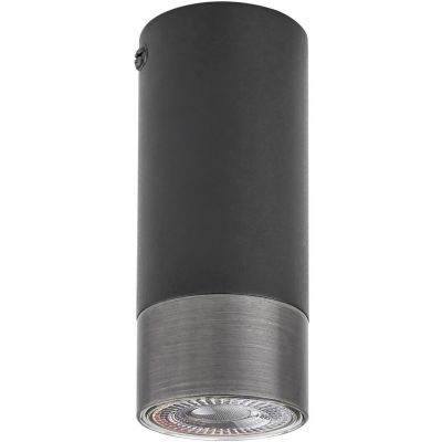Rabalux Zircon lampa podsufitowa 1x5W czarny mat/srebrny 5074