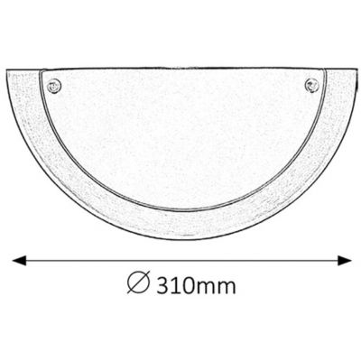 Rabalux Ufo kinkiet 1x60 W chrom-satyna 5181