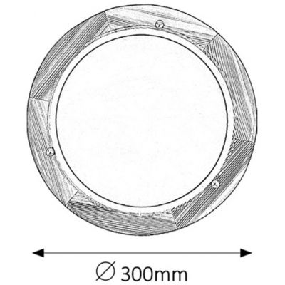 Rabalux Ufo kinkiet 1x60 W szkło opalizowane 5401
