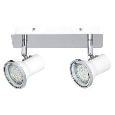 Rabalux Steve lampa podsufitowa 2x15 W chrom 5498