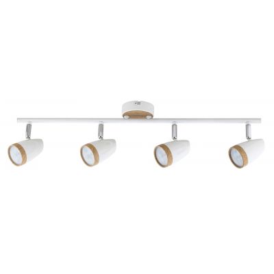 Rabalux Karen lampa podsufitowa 4x4 W biała-drewno 5567