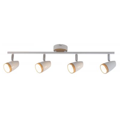 Rabalux Karen lampa podsufitowa 4x4 W biała-drewno 5567