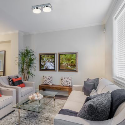 Rabalux Hilary lampa podsufitowa 2x10 W biała-chrom 5662