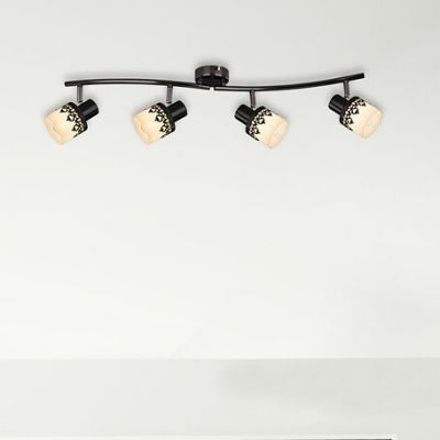 Rabalux Lacey lampa podsufitowa 4x40W czarny/biały 5344