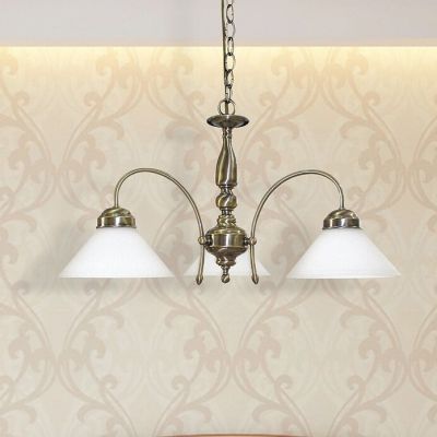 Rabalux Marian lampa wisząca 3x60W mosiądz/biała 2703