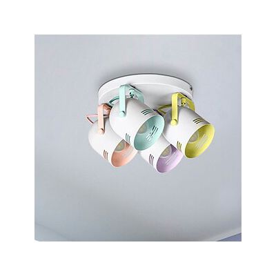 Rabalux Minuet lampa podsufitowa 4x40W biała/wielokolorowa 7014