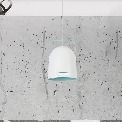 Rabalux Minuet lampa wisząca 1x40W biała/miętowa 7016