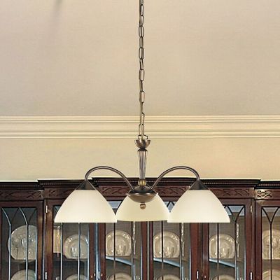 Rabalux Regina lampa wisząca 3x40W mosiądz/kremowa 8173