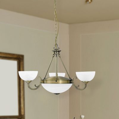 Rabalux Marlene lampa wisząca 3x40W+2x60W mosiądz/alabaster 8543