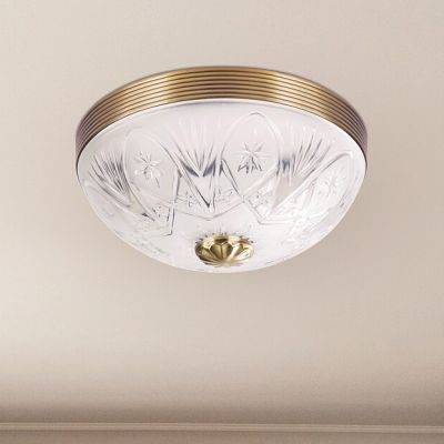 Rabalux Annabella plafon 2x60W mosiądz/biały 8638