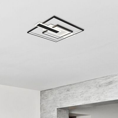 Rabalux Herkules lampa podsufitowa 4x50W LED czarny/biały 2932