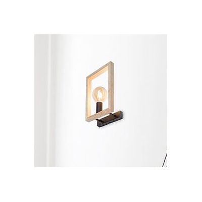 Rabalux Indigo kinkiet 1x40W czarny/buk 2289