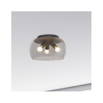 Rabalux Ursula lampa podsufitowa 3x40W czarny/przydymiony 3189