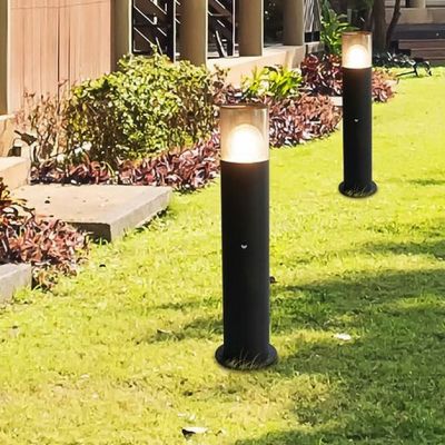 Rabalux Teplice lampa stojąca 1x12W z czujnikiem ruchu czarny mat/dymny 77027