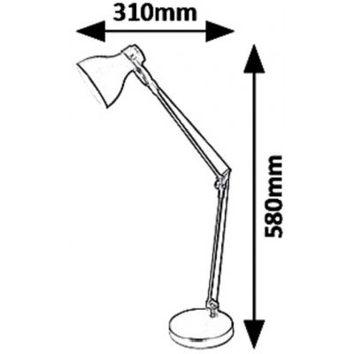 Rabalux Carter lampa biurkowa 1x11W miętowa 6409