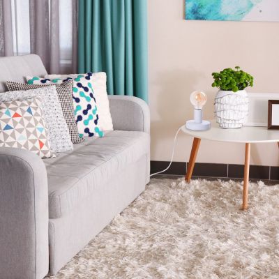 Rabalux Bowie lampa stołowa 1x60 W biała 6570