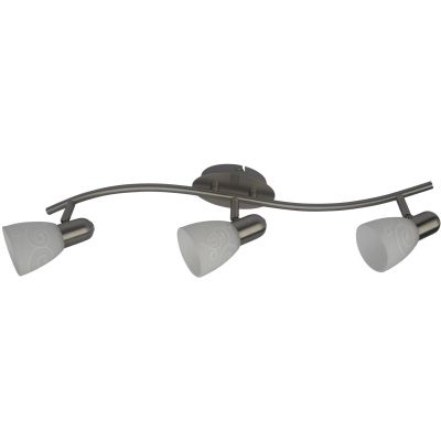 Rabalux Harmony lampa podsufitowa 3x40 W biała/chrom satyna 6637