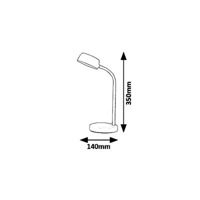 Rabalux Berry lampa biurkowa 1x4,5 W różowa 6779