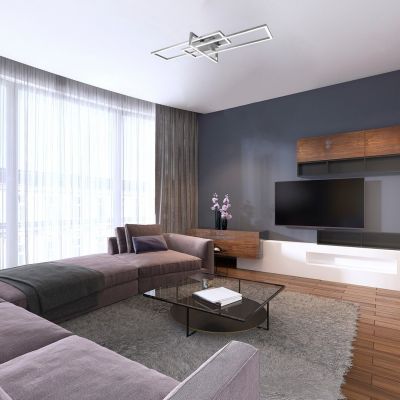 Rabalux Thabita lampa podsufitowa 1x35W LED biały/chrom satyna 6867