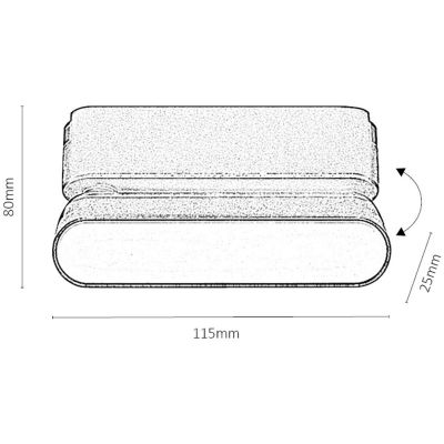 Rabalux LiTrack Line lampa do szynoprzewodów 1x6 W czarny 70105