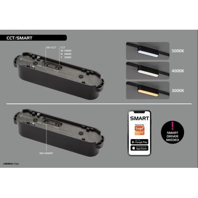 Rabalux LiTrack Line lampa do szynoprzewodów 1x4 W czarny 70122