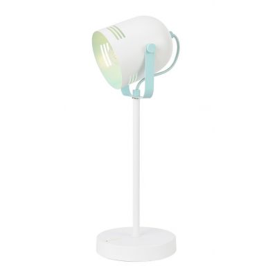 Rabalux Minuet lampa stołowa 1x15W biała/miętowa 7015