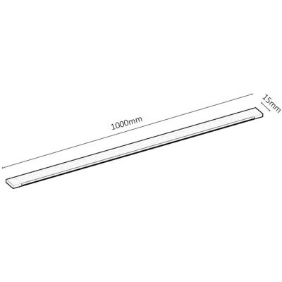 Rabalux LiTrack Rail szynoprzewód 100 cm czarny 70200