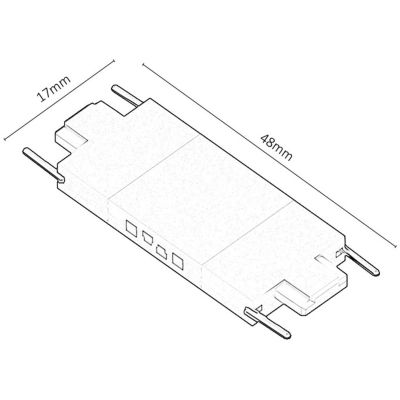 Rabalux LiTrack Driver łącznik czarny 70201