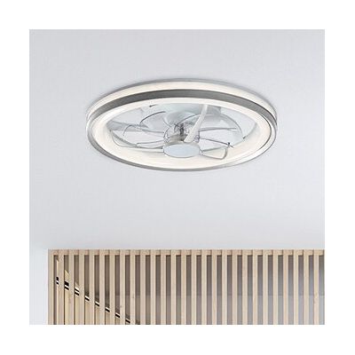 Rabalux Fanricius plafon 1x40 W z wentylatorem biały-srebrny 71335