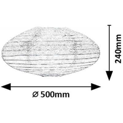 Rabalux Rinara lampa podsufitowa 1x40 W biała 71000