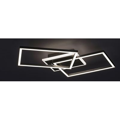 Rabalux Athelstan lampa podsufitowa 1x40W LED srebrny/szczotkowane aluminium 71014
