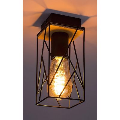 Rabalux Boire lampa podsufitowa 1x40W czarny 71021