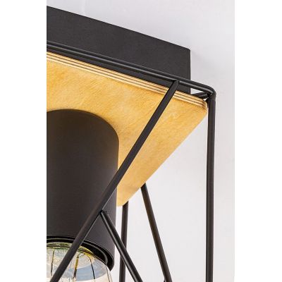 Rabalux Boire lampa podsufitowa 1x40W czarny 71021
