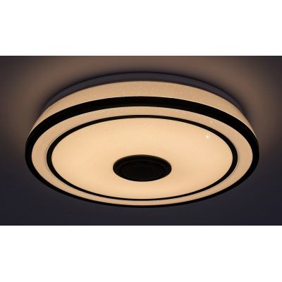Rabalux Nikolaus plafon 1x24W LED biały/czarny 71030