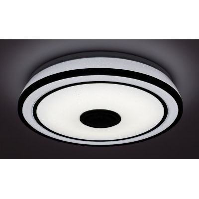 Rabalux Nikolaus plafon 1x24W LED biały/czarny 71030
