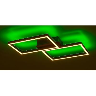 Rabalux Ludano lampa podsufitowa 1x40W LED czarny/biały 71032