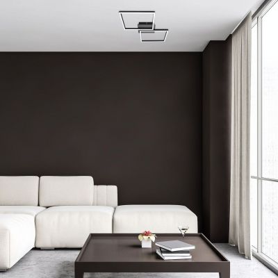 Rabalux Ludano lampa podsufitowa 1x40W LED czarny/biały 71032