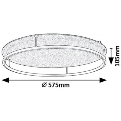 Rabalux Farenzo lampa podsufitowa 1x40 W czarna-szara 71033