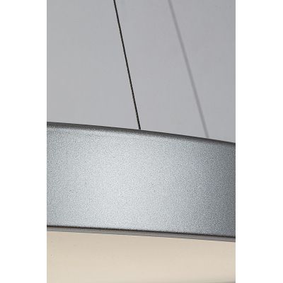 Rabalux Tesia lampa wisząca 1x60W LED srebrny/biały 71042