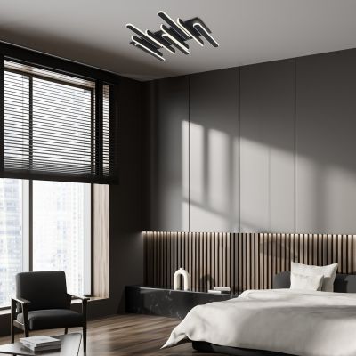 Rabalux Sindri lampa podsufitowa 1x46 W czarna 71049