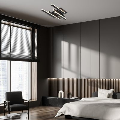 Rabalux Sindri lampa podsufitowa 1x36 W czarna 71050