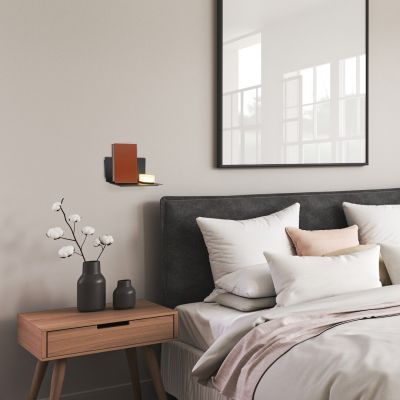 Rabalux Aranzo lampa ścienna 1x6 W biały-czarny 71058