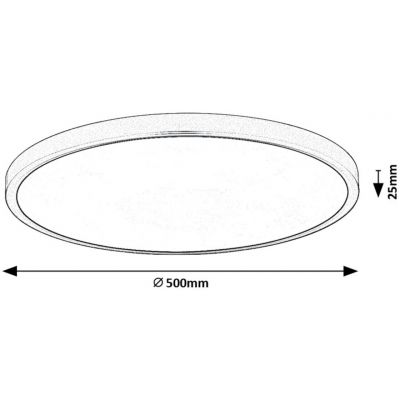 Rabalux Paulos plafon 1x48 W biały 71075