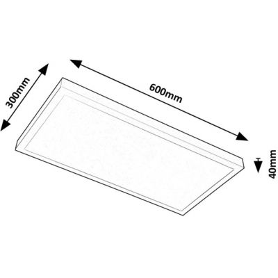 Rabalux Damek 2 plafon 1x24 W biały 71077