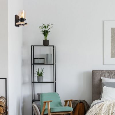 Rabalux Niylah kinkiet 1x25 W czarny 71080