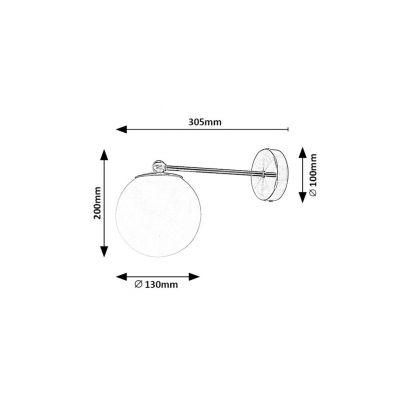 Rabalux Kiara kinkiet 1x35 W złoty 71081